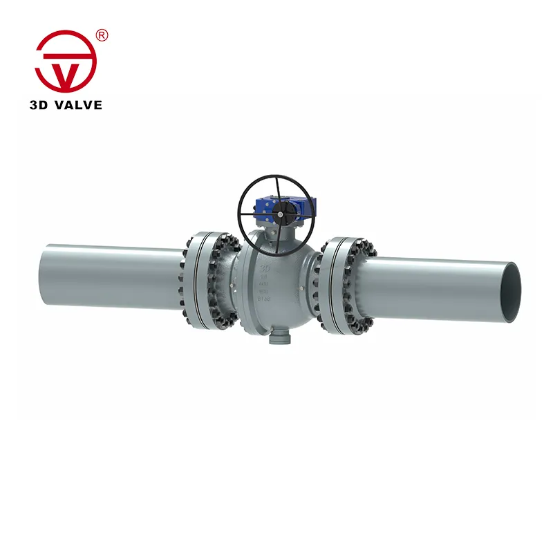 পাইপলাইন ঢালাই ইস্পাত Flanged বল ভালভ